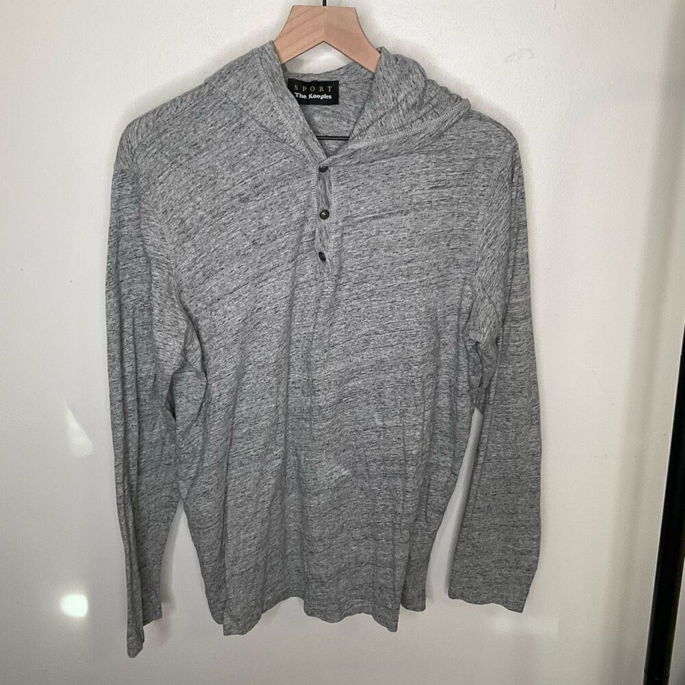 The Kooples Sport Long Sleeve Hooded Shirt